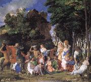 Giovanni Bellini Gods fest painting